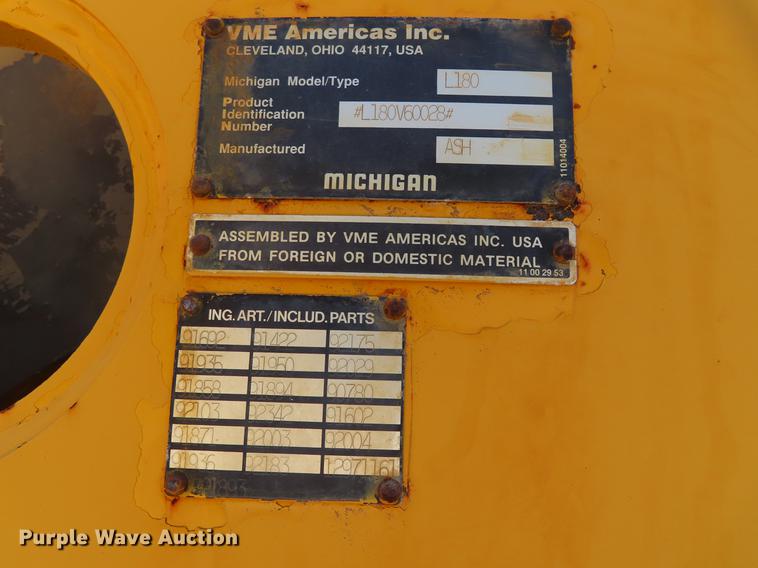 image for item DE3470 1992 Volvo L180 wheel loader