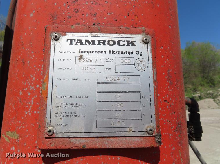 image for item DE3478 1988 Tamrock TIG501 HWA rock drill