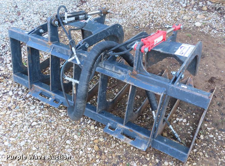image for item DE3500 66"W skid steer grapple bucket