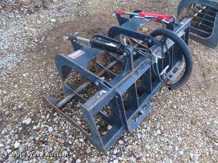 image for item DE3500 66"W skid steer grapple bucket