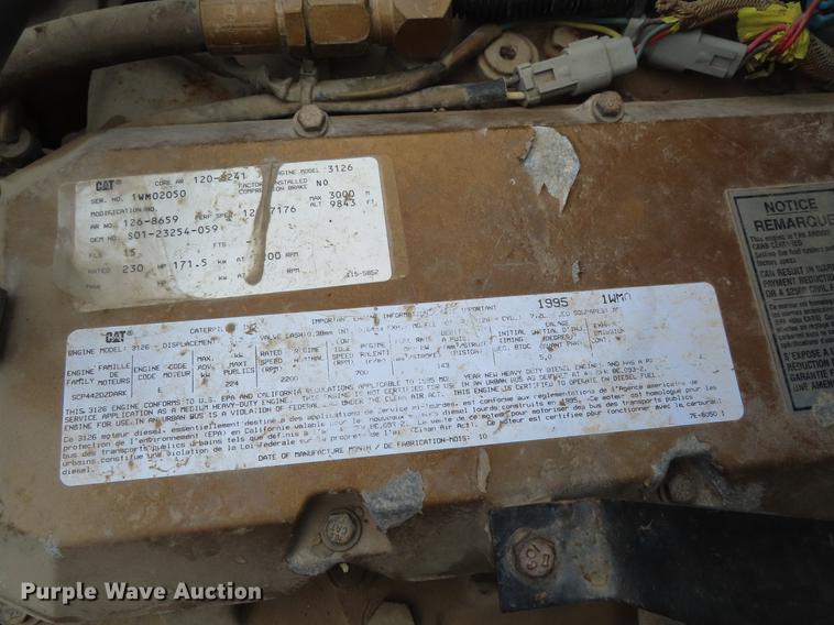 image for item DE3509 1996 Freightliner FL70 tank truck