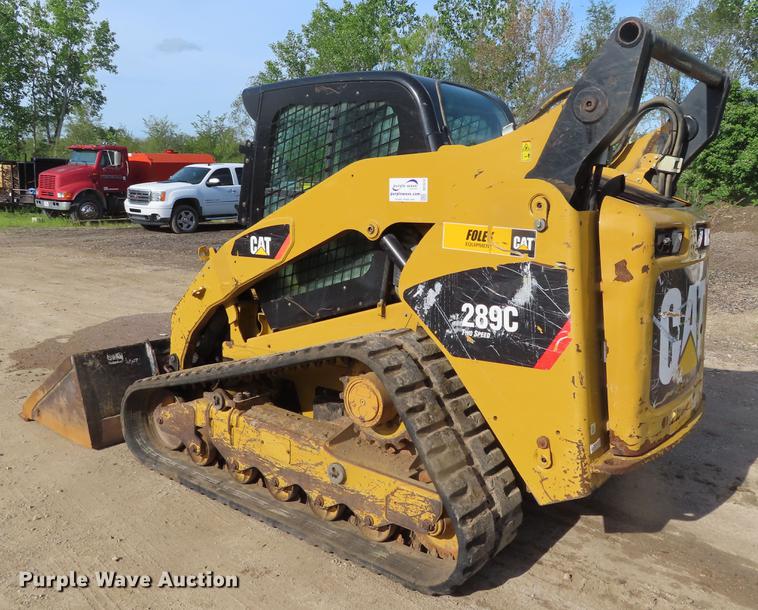 image for item DE3512 2012 Caterpillar 289C skid steer