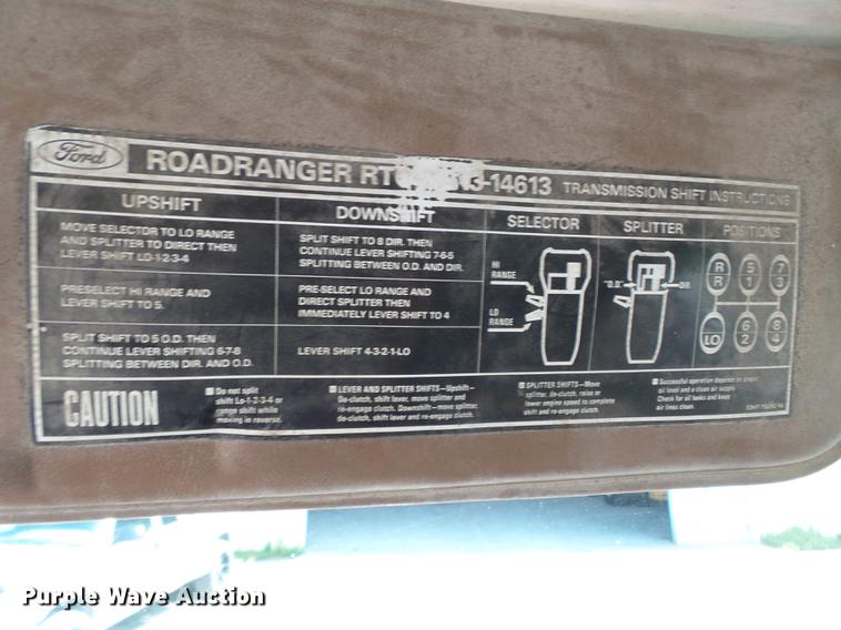 image for item DE7779 1988 Ford L9000 dump truck