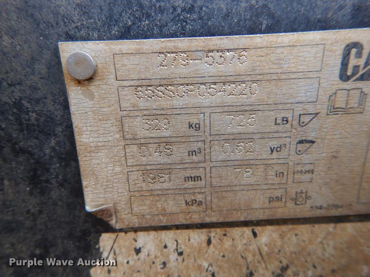 image for item DE8392 2009 Caterpillar 289C skid steer