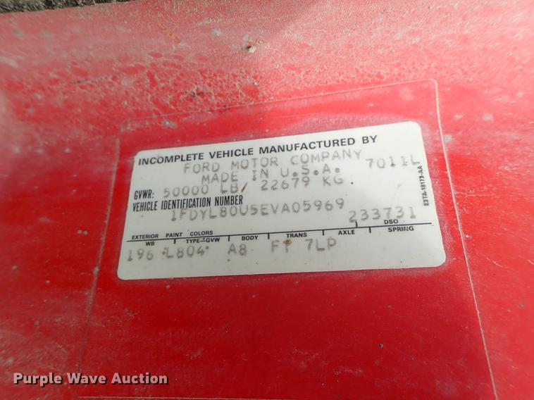 image for item DF1139 1984 Ford L804 dump truck