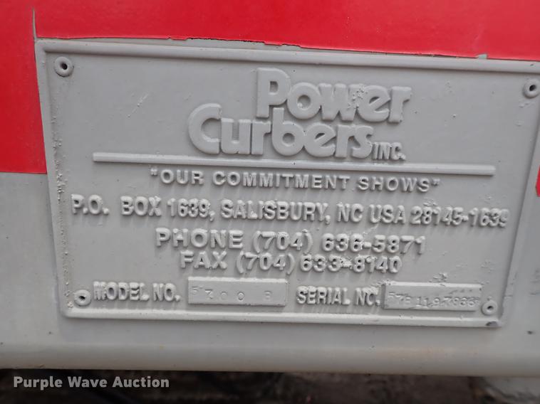 image for item DF1141 Power Curber 5700-B curb machine
