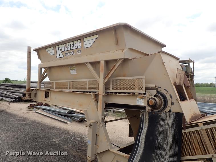 image for item DF1162 2000 Kolberg 52 pug mill with conveyor