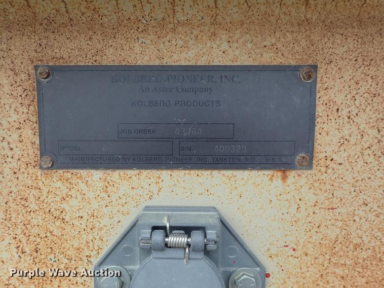 image for item DF1162 2000 Kolberg 52 pug mill with conveyor