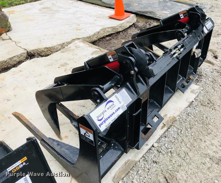 image for item DF6589 Paver skid steer skeleton grapple bucket