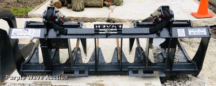 image for item DF6589 Paver skid steer skeleton grapple bucket