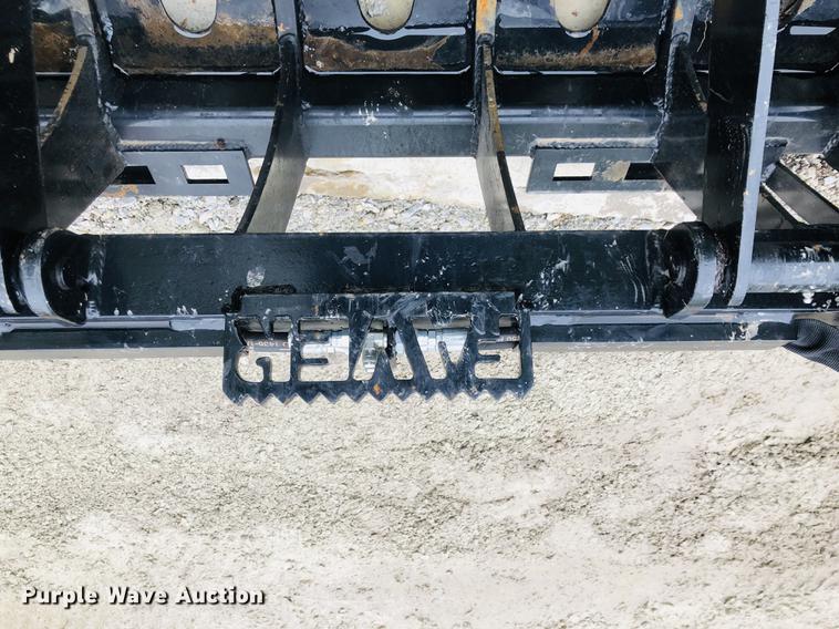 image for item DF6589 Paver skid steer skeleton grapple bucket