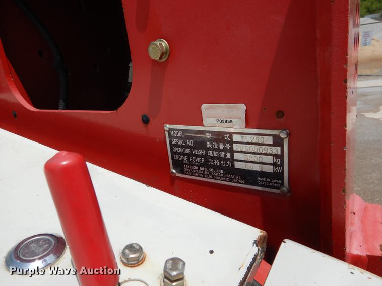 image for item DY9826 2011 Takeuchi TL250 skid steer
