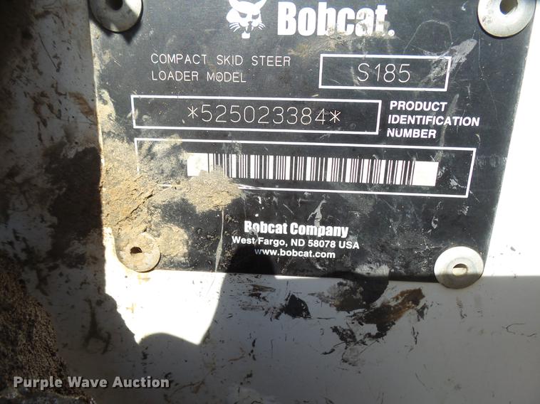 image for item EF9517 2005 Bobcat S185 skid steer