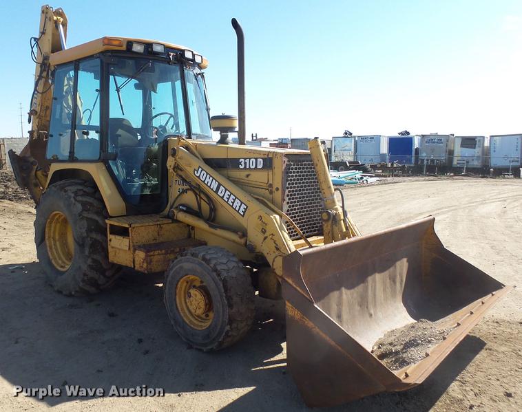 image for item EF9519 1996 John Deere 310D backhoe