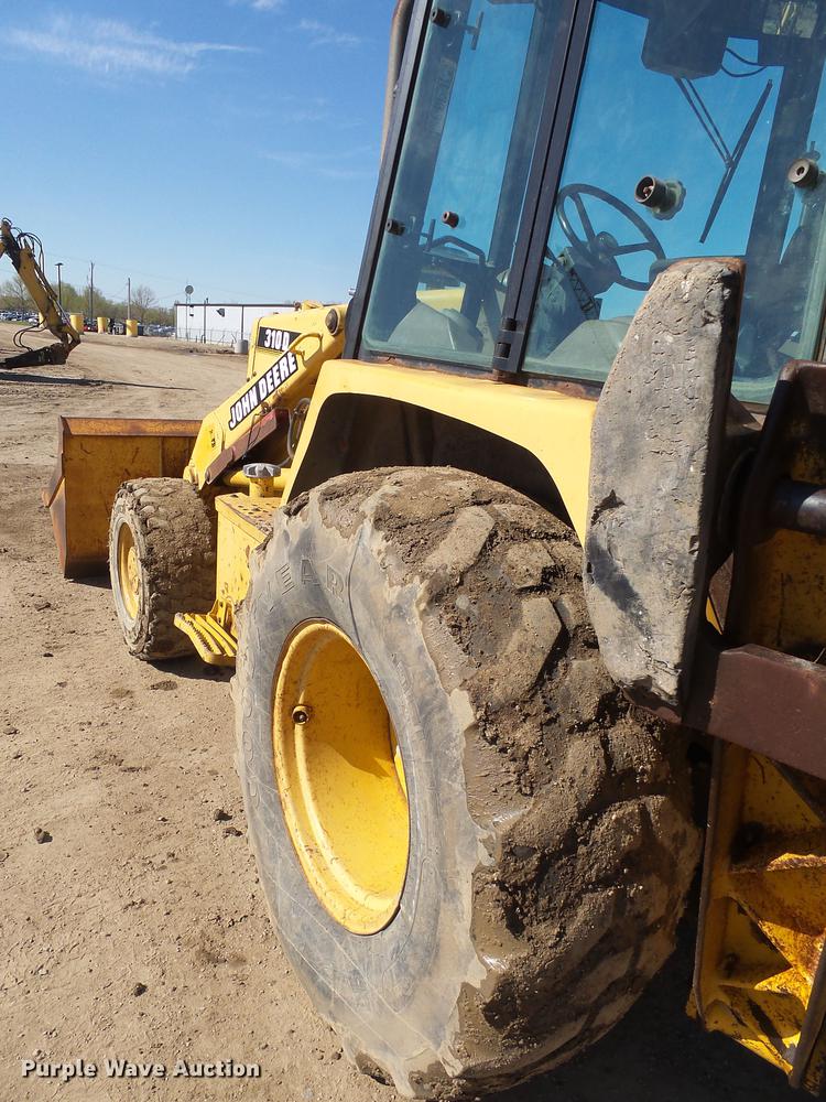 image for item EF9519 1996 John Deere 310D backhoe