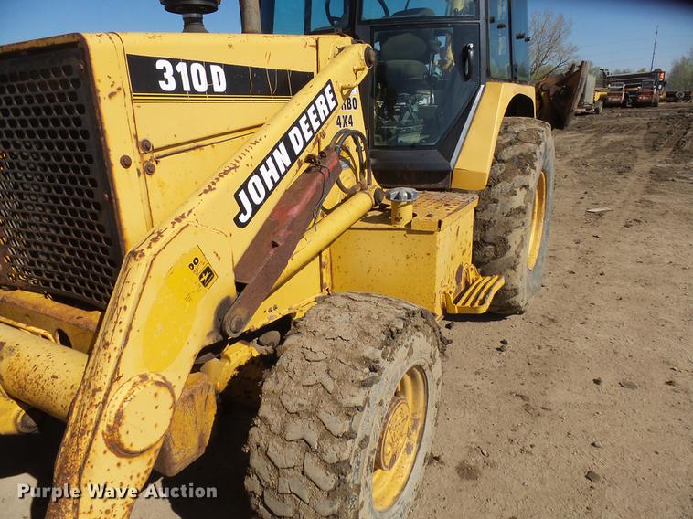 image for item EF9519 1996 John Deere 310D backhoe