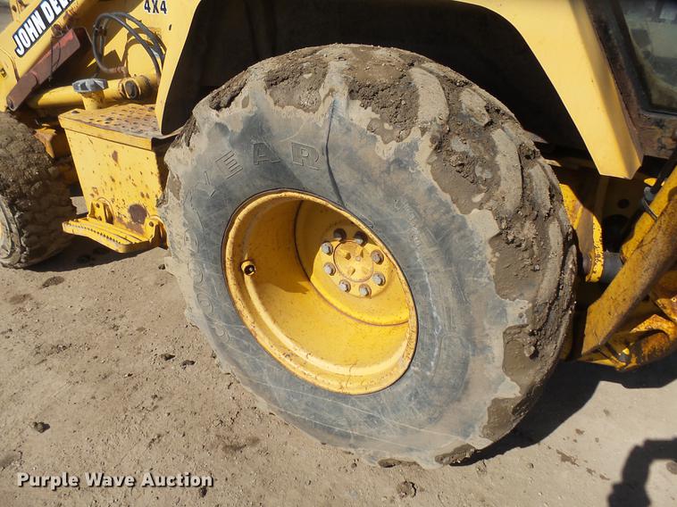 image for item EF9519 1996 John Deere 310D backhoe