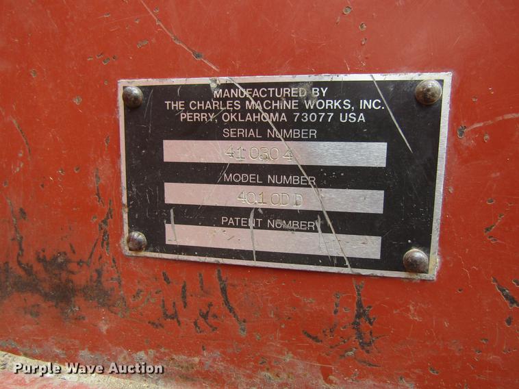 image for item EU9630 1984 Ditch Witch 4010DD trencher