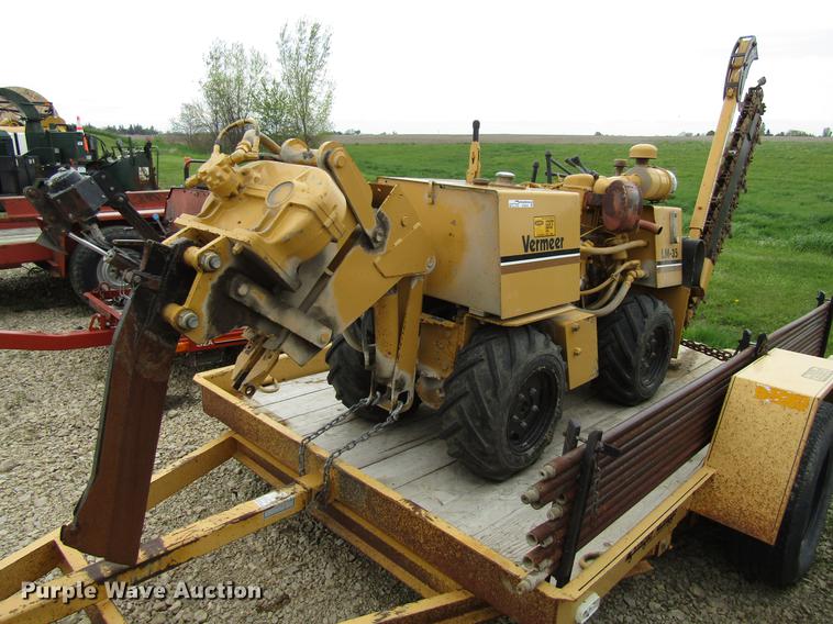 image for item EU9632 1989 Vermeer LM35 trencher