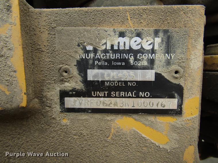 image for item EU9632 1989 Vermeer LM35 trencher