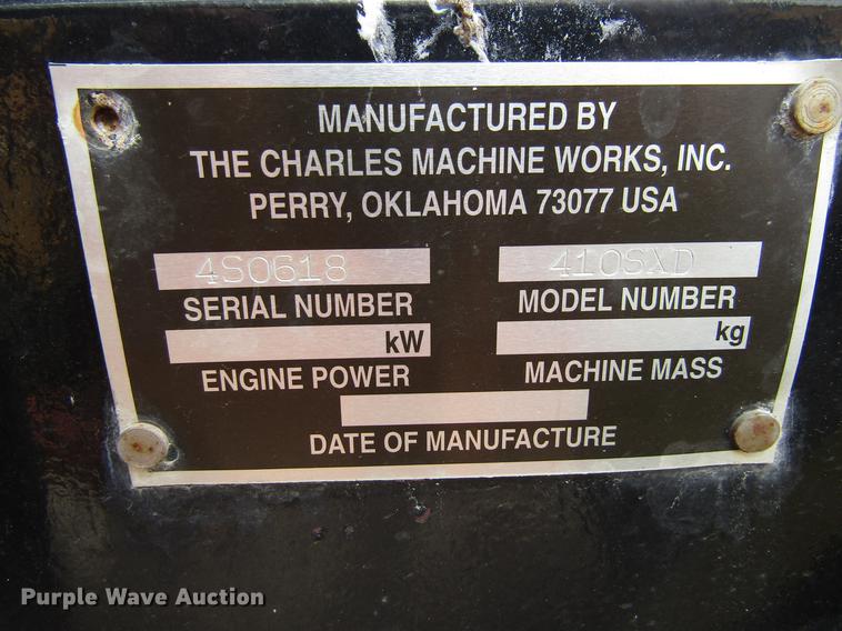 image for item EU9633 1999 Ditch Witch 410SXD trencher