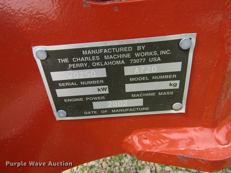 image for item EU9634 Ditch Witch A720 backhoe attachment