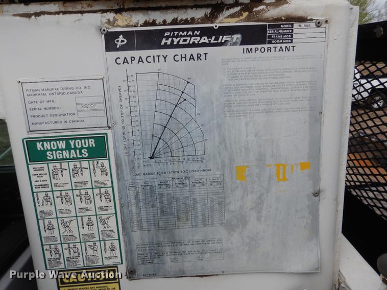 image for item FA9279 1991 International 4700 crane truck