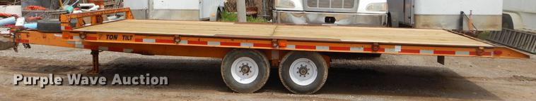 image for item FH9393 2002 Econoline tilt deck equipment trailer