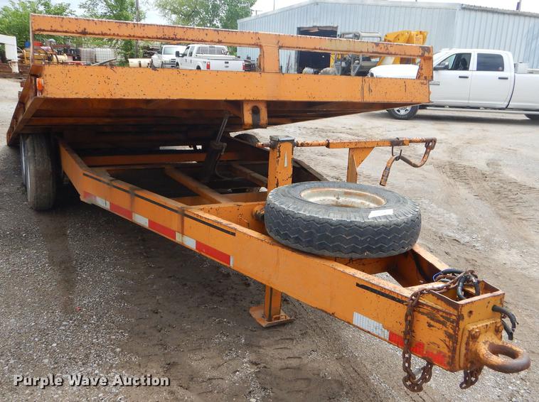 image for item FH9393 2002 Econoline tilt deck equipment trailer