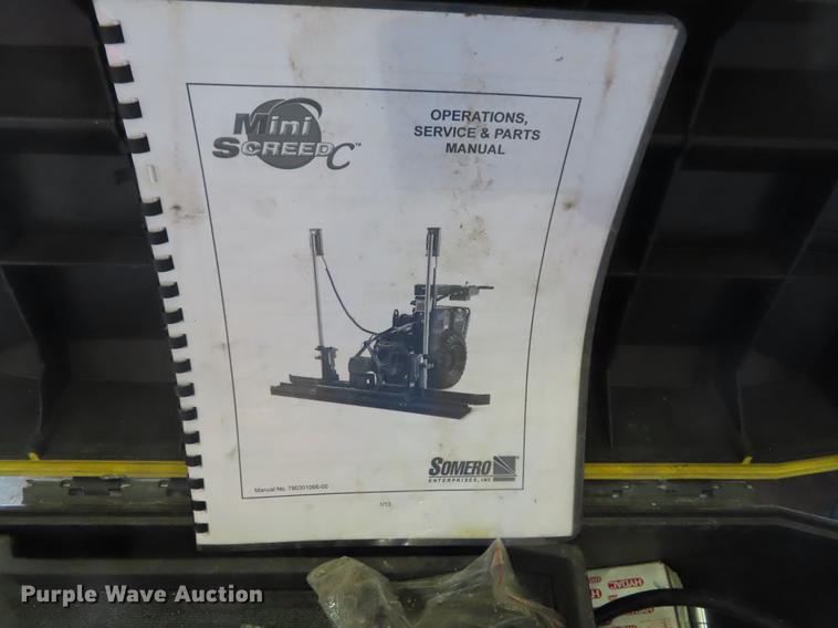 image for item FJ9063 2013 Somero Mini Screed C screed