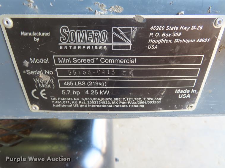 image for item FJ9063 2013 Somero Mini Screed C screed