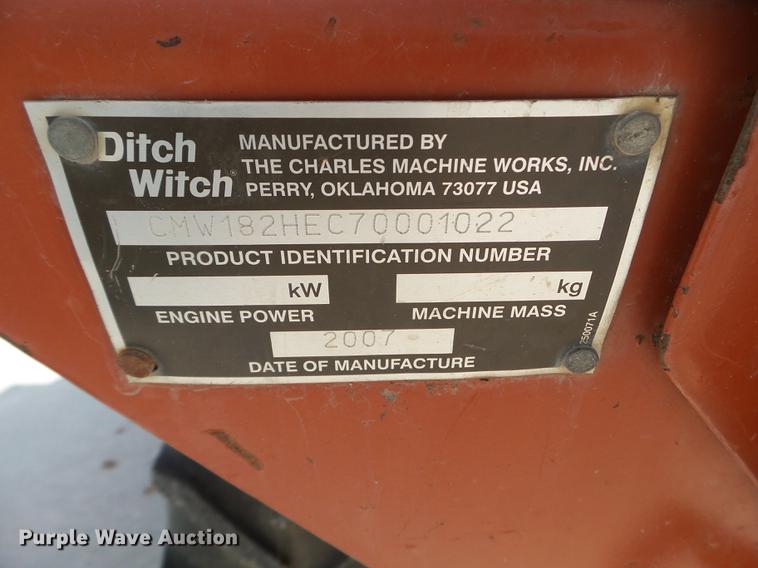 image for item FM9330 2007 Ditch Witch 1820 trencher