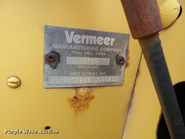 image for item FM9344 1996 Vermeer V5750 trencher
