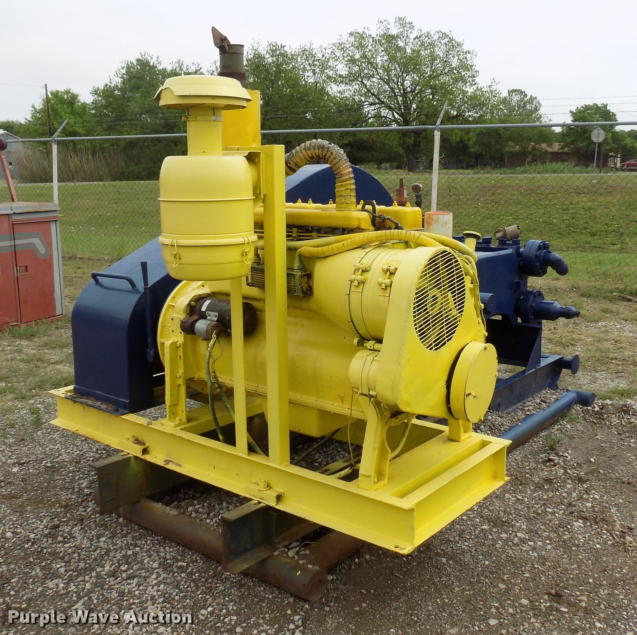 Gardner Denver PX172 triplex pump in Healdton, OK Item DB9703 sold