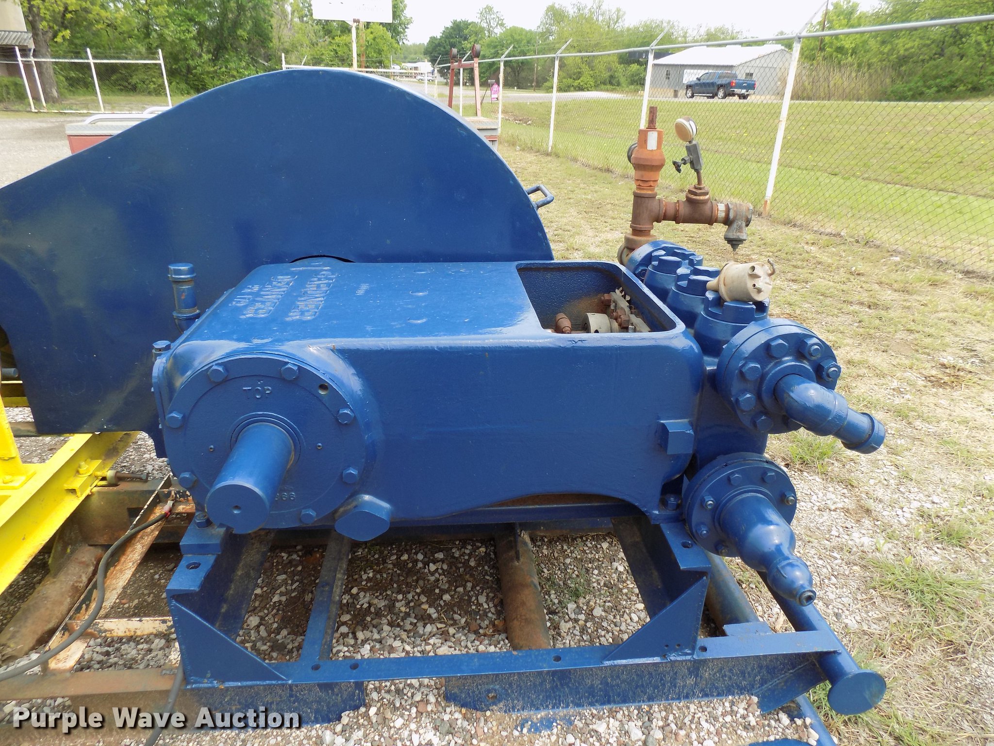 Gardner Denver PX172 triplex pump in Healdton, OK Item DB9703 sold