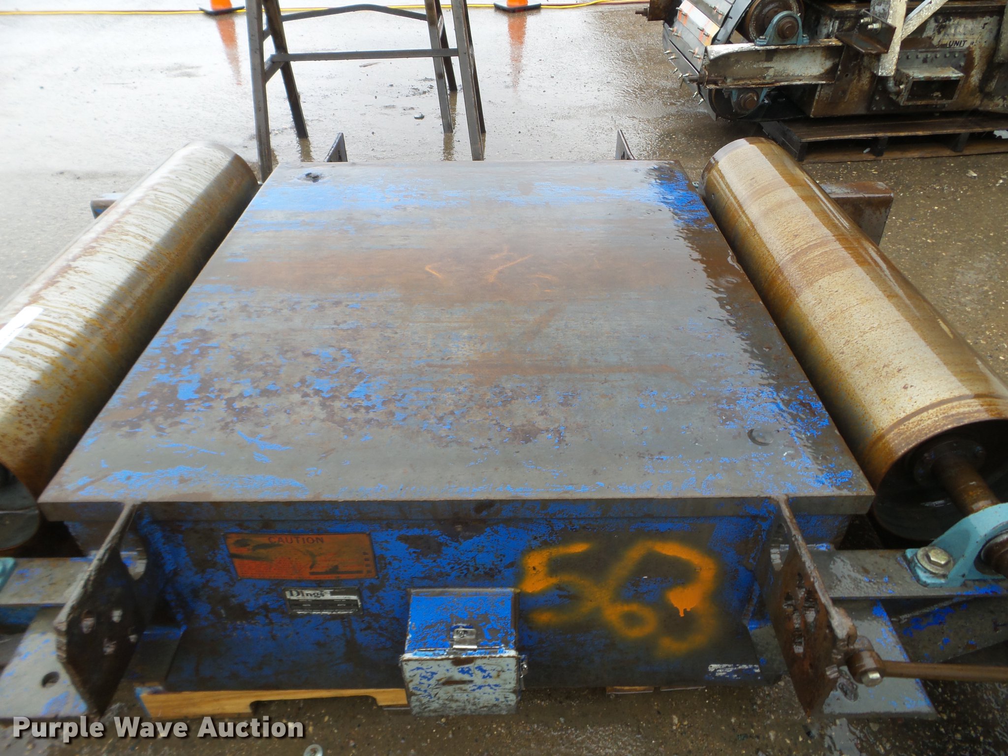 Dings 44 belt conveyor in Albertville, MN Item FM9338 sold