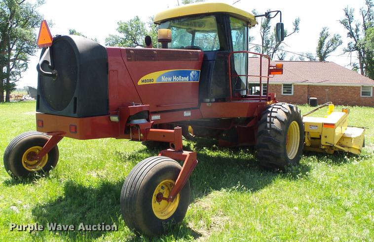 image for item DC5179 2008 New Holland H8080 windrower