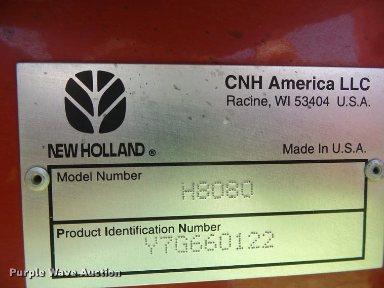 image for item DC5179 2008 New Holland H8080 windrower
