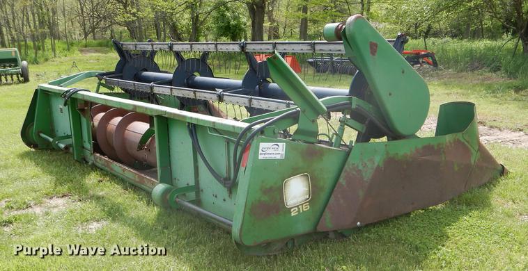 image for item DE8385 John Deere 216 platform head