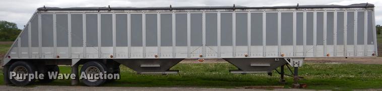 image for item DE8391 2002 Corn Husker double hopper bottom grain trailer
