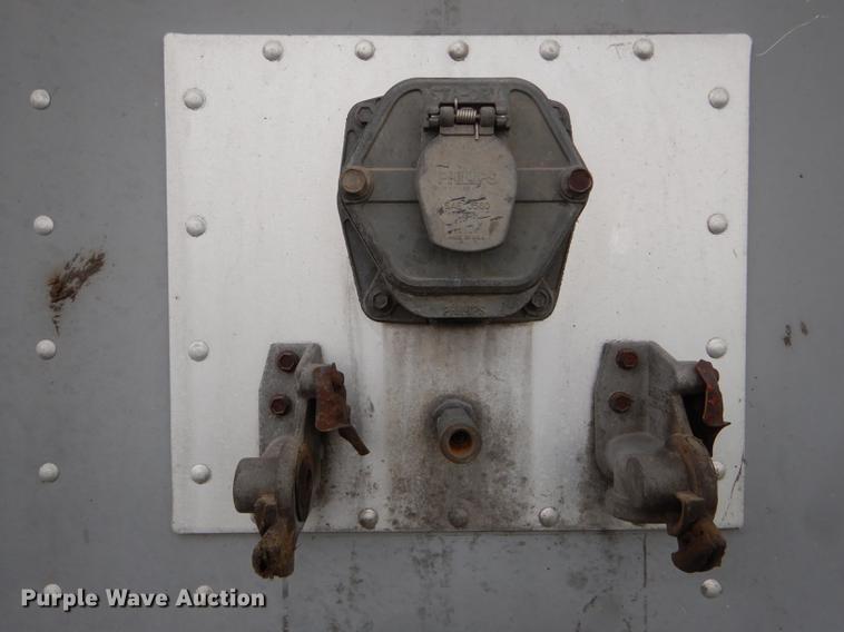 image for item DE8391 2002 Corn Husker double hopper bottom grain trailer