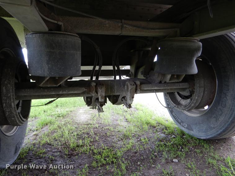 image for item DE8391 2002 Corn Husker double hopper bottom grain trailer