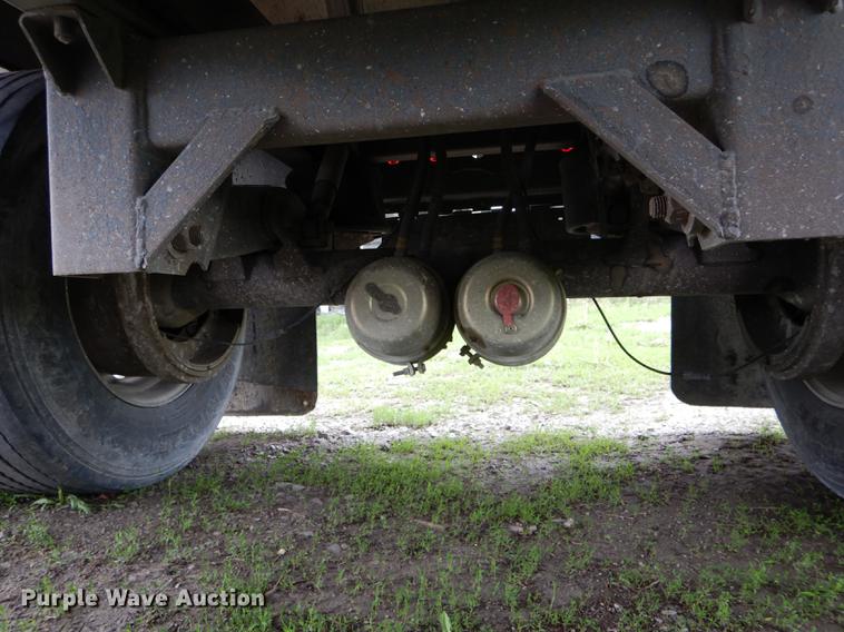 image for item DE8391 2002 Corn Husker double hopper bottom grain trailer