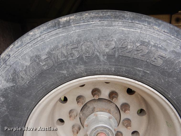 image for item DE8391 2002 Corn Husker double hopper bottom grain trailer