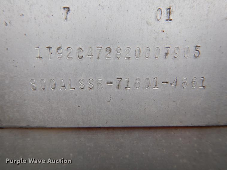 image for item DE8391 2002 Corn Husker double hopper bottom grain trailer