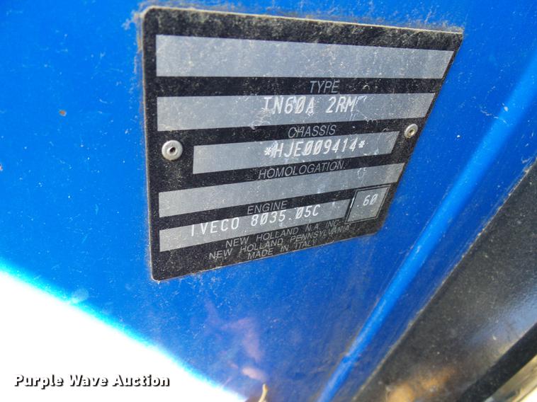 image for item DF7292 2004 New Holland TN60A tractor