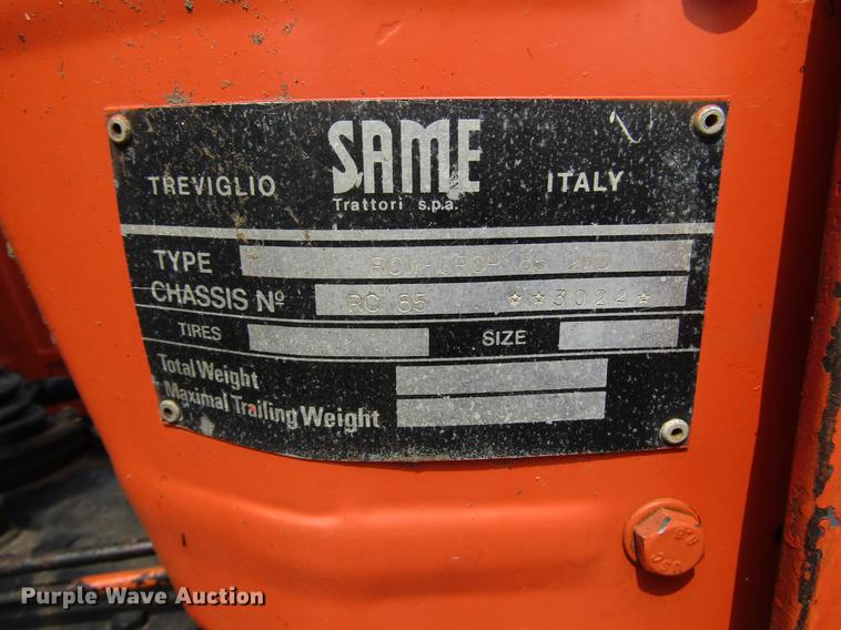 image for item DF8048 Same Row Crop 85 tractor