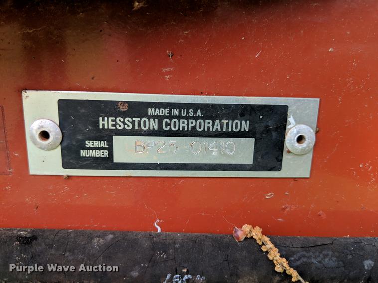 image for item DG3441 Hesston BP25 bale processor