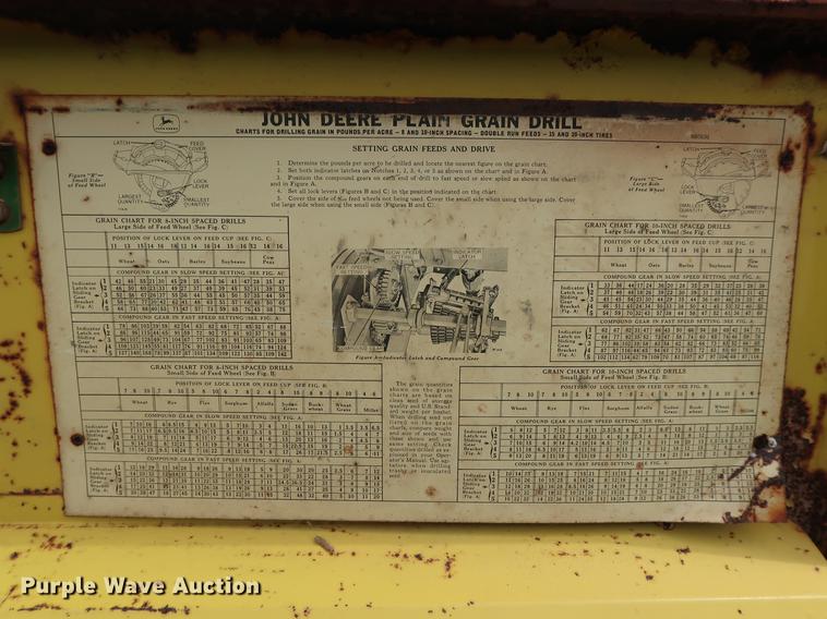 image for item DG3451 (2) John Deere 208 grain drills