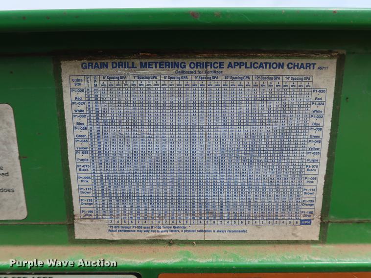 image for item DG3452 John Deere 750 grain drill